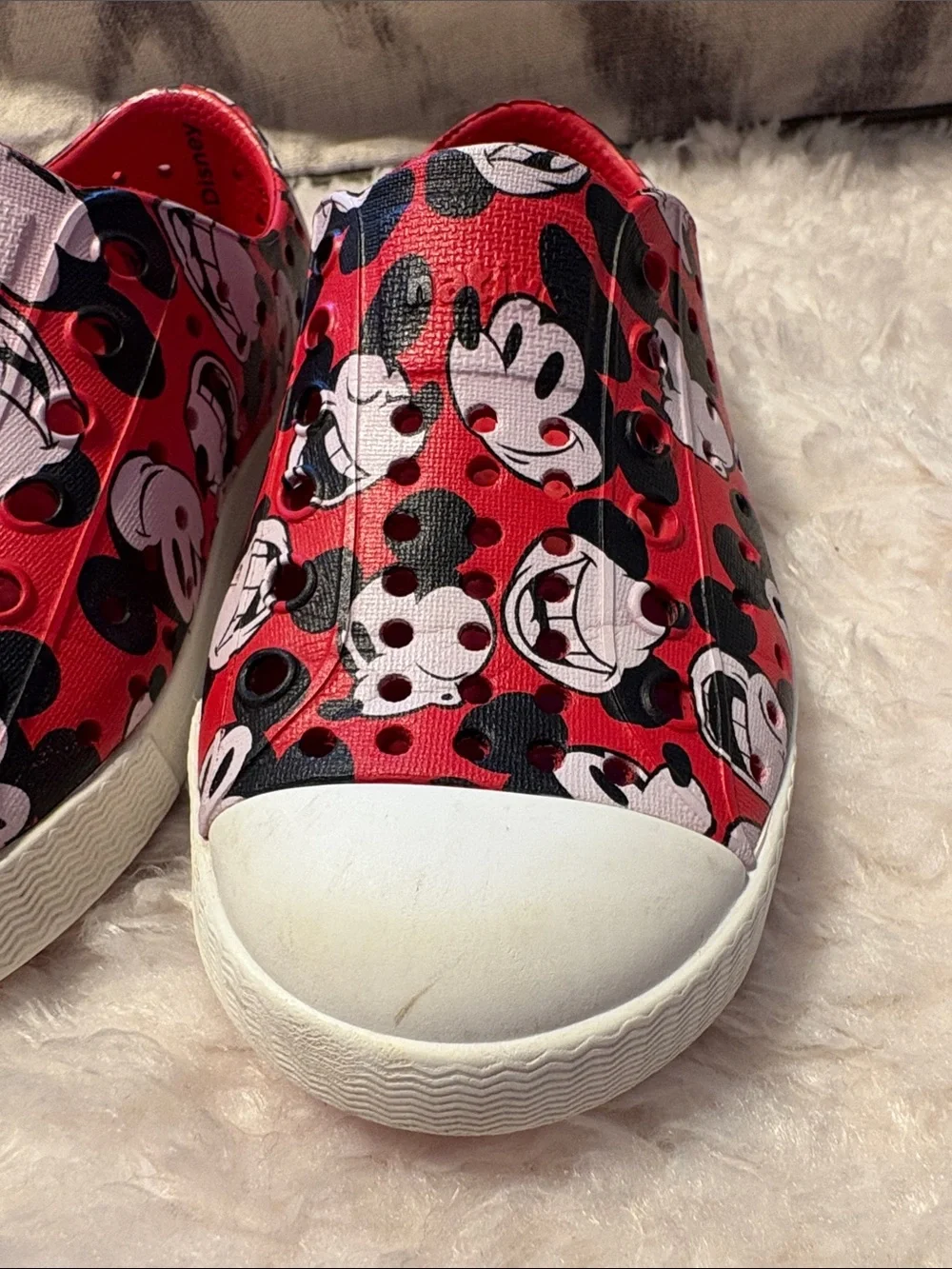 Native Red Mickey Slip on Shoes Toddler 7 C7